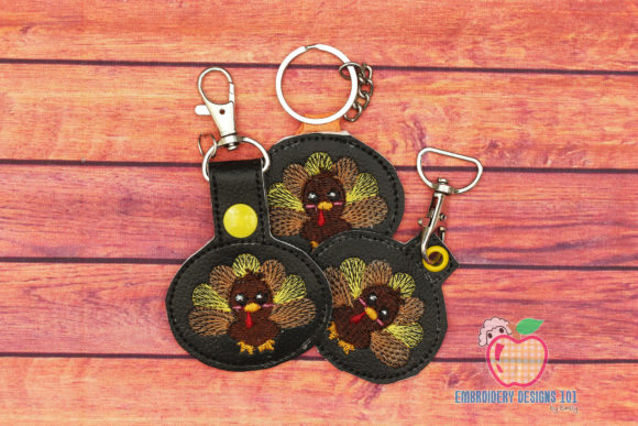Cute Turkey in the Hoop Keyfob: A Designer’s Review