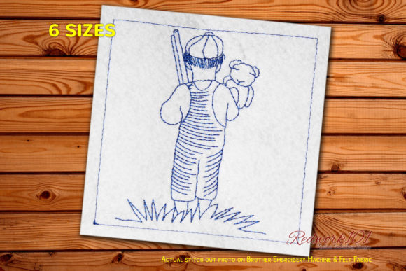 Hunter with Teddy Bear: A Holiday Embroidery Review