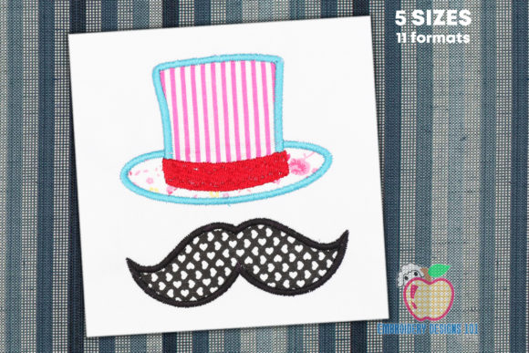 Moustache and Hat Applique Review