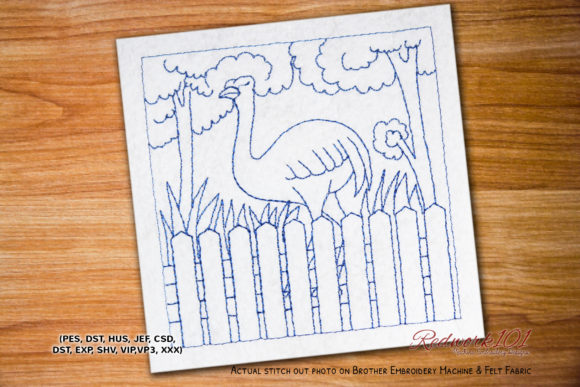 Ostrich Bird: A Designer’s Review for Holiday Embroidery