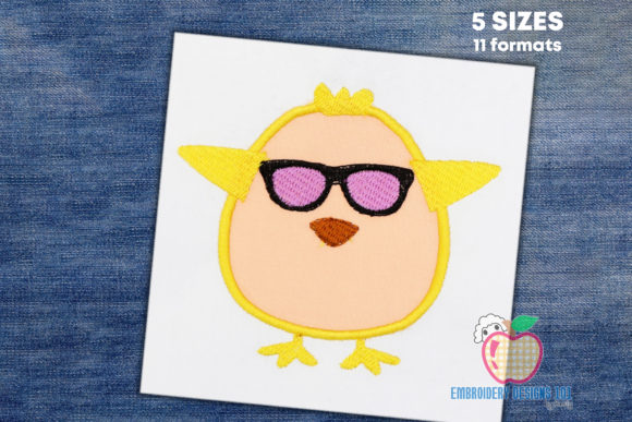 Review: A Cute Chick with Glasses Applique