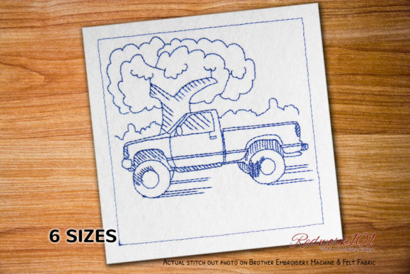 Review: Car Pickup Truck Van Redwork Design