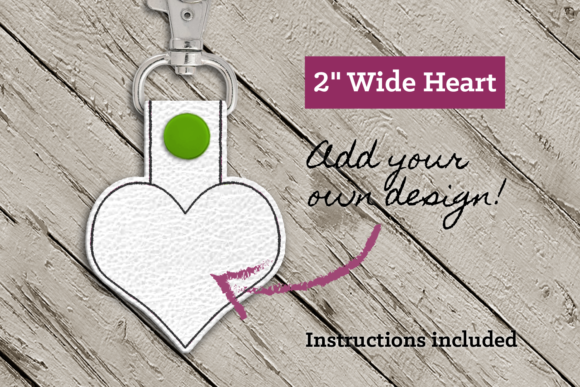 Review: Heart ITH Key Fob Applique for Makers