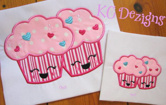 Review: Valentine Love Pair Cupcakes Applique